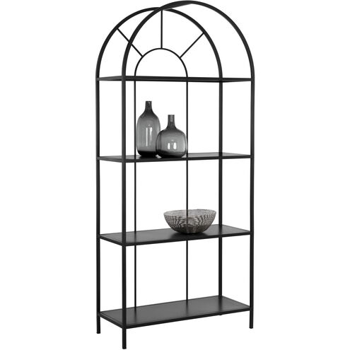 Alcove Black Bookcase